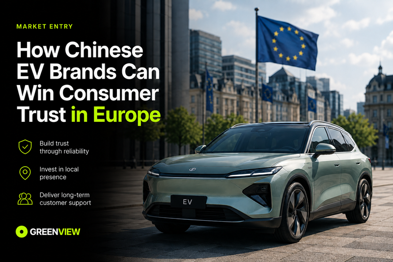 How Chinese EV Brands Can Win Consumer Trust in Europe